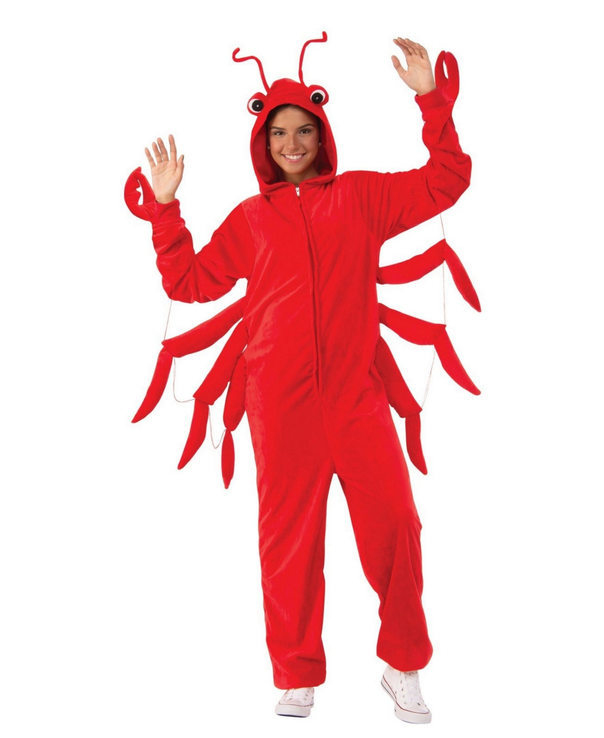 Lobster Comfy Wear Adult Costume - Red
