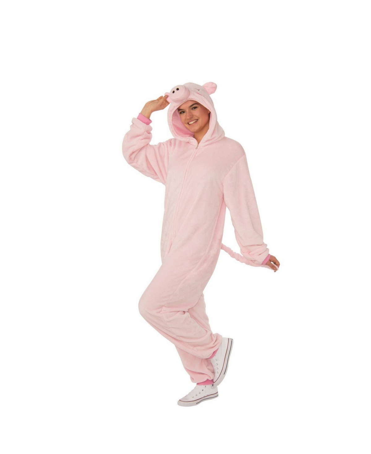 Pig Comfy Wear Adult Costume - Pink