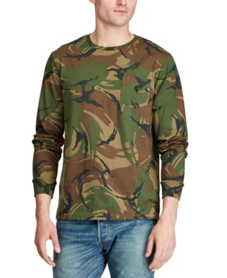 Polo Ralph Lauren Men s Jersey Cotton Camo Long Sleeve T Shirt Macy s