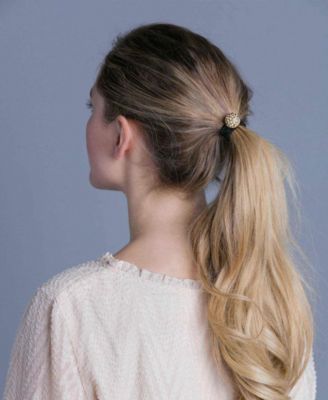 Crystal Ball Ponytail Holder