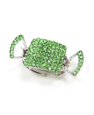 Soho Style Jeweled Hair Claw - Green 30$