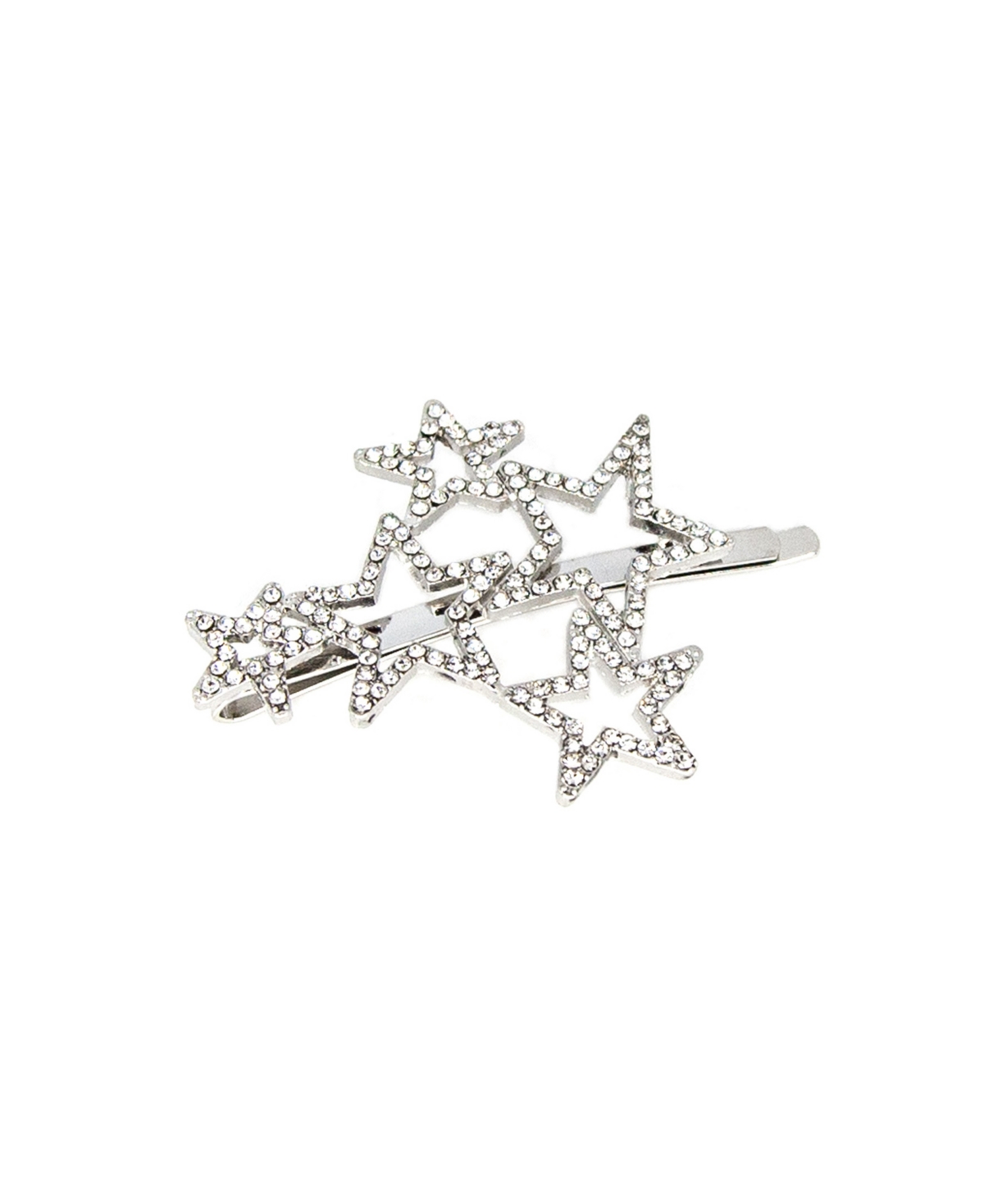 Crystal Star Cluster Bobby Pin - Clear
