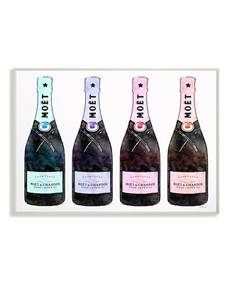 Stupell Industries Rainbow Champagne Wall Plaque Art, 10