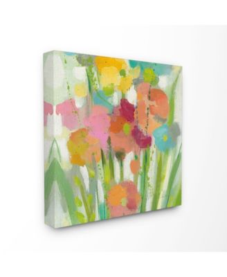 Longstem Bouquet Painterly Flowers XL Canvas Wall Art, 30" x 30"