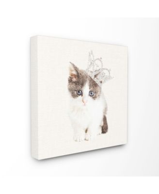 Kitten Royalty XL Canvas Wall Art, 30" x 30"
