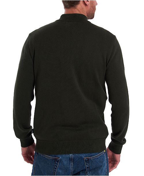Barbour Men's Carn Baffled Full-Zip Sweater & Reviews - Sweaters - Men ...