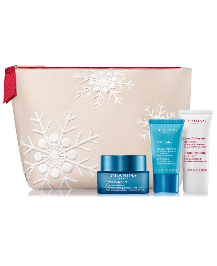 Clarins 4Pc. Hydration Essentials Skin Solutions Gift Set Macy's