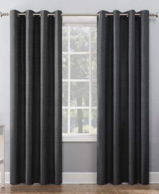 Duran Thermal Insulated 100% Blackout Grommet Curtain Panel, 50" x 95