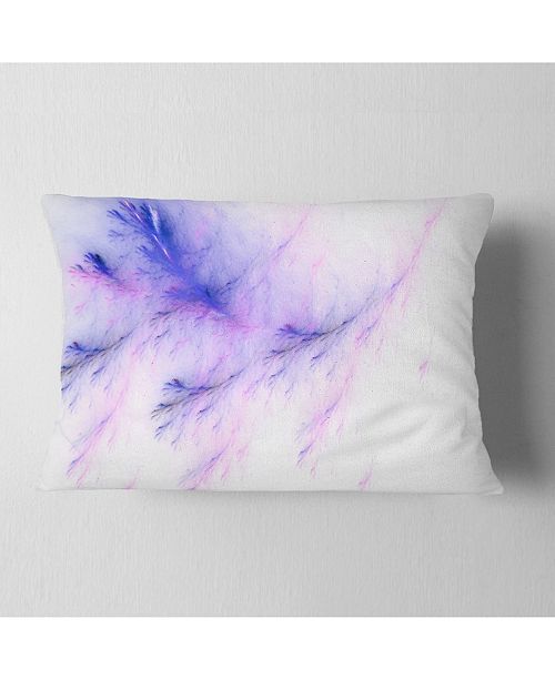 Design Art Designart Bright Blue Veins Of Marble Abstract Throw