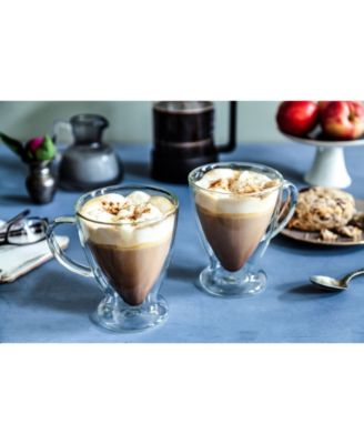 Declan Irish Coffee Double Wall Insulated Mugs, Set of 4