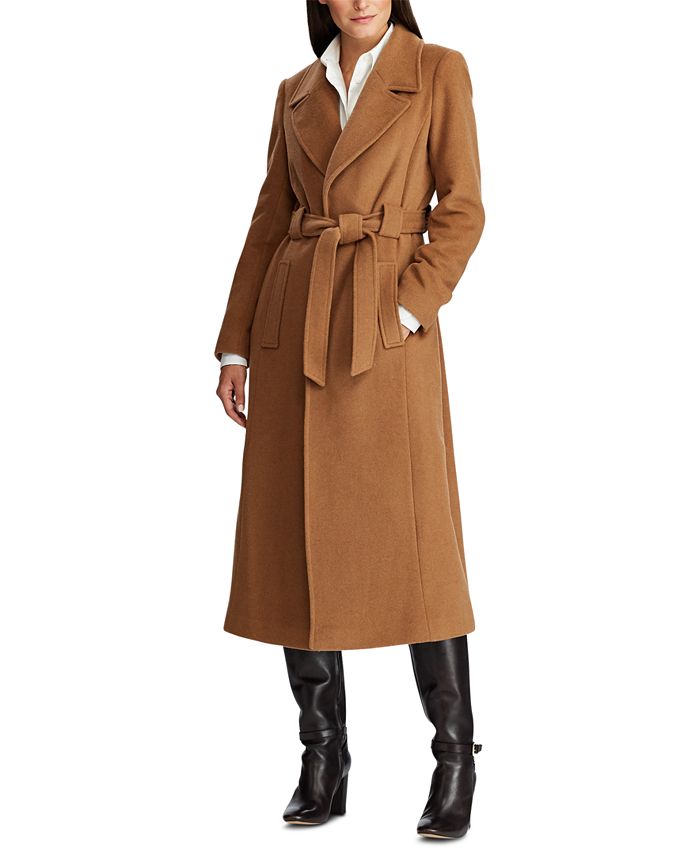 Lauren Ralph Lauren Belted Wrap Coat & Reviews - Coats & Jackets - Women -  Macy's