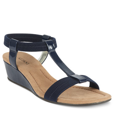 Alfani Women's Voyage Wedge Sandals, Only at Macy's - Sandals - Shoes ...