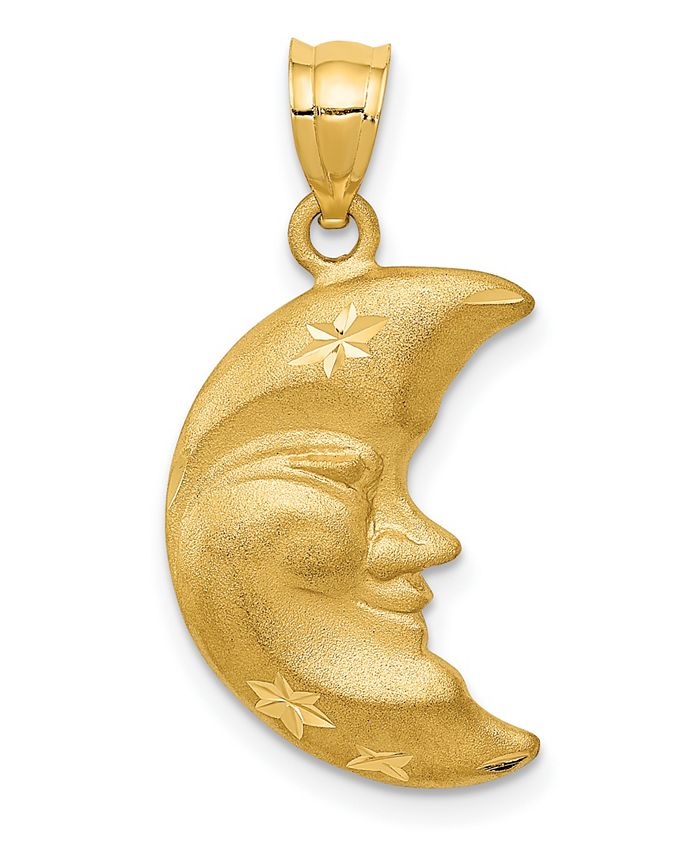 Macy's - Moon Charm in 14k Gold