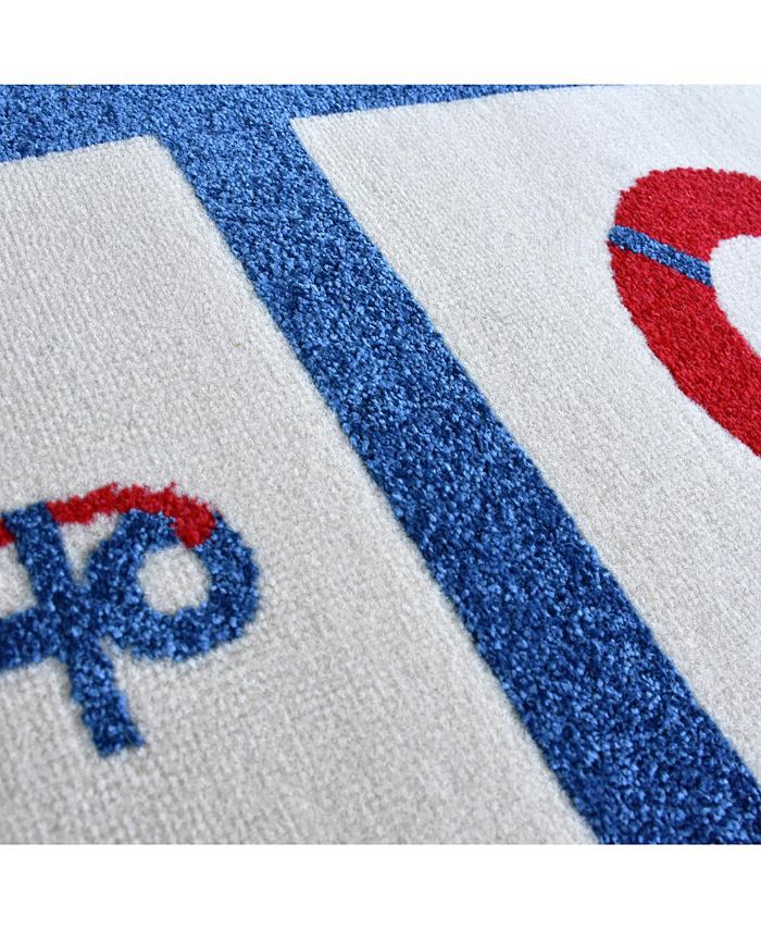 IVI Mariner Soft Nursery Rug with a Playful Design 59"L x 39"W