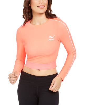 puma long sleeve top womens