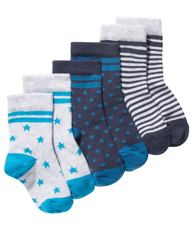 First Impressions Baby Boys 3Pk. Printed Socks, Created for Macy's