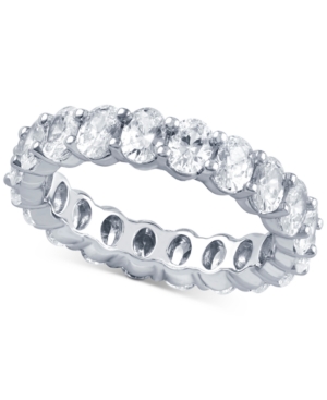 image of Diamond Oval Eternity Band (4 ct. t.w.) in 14k White Gold