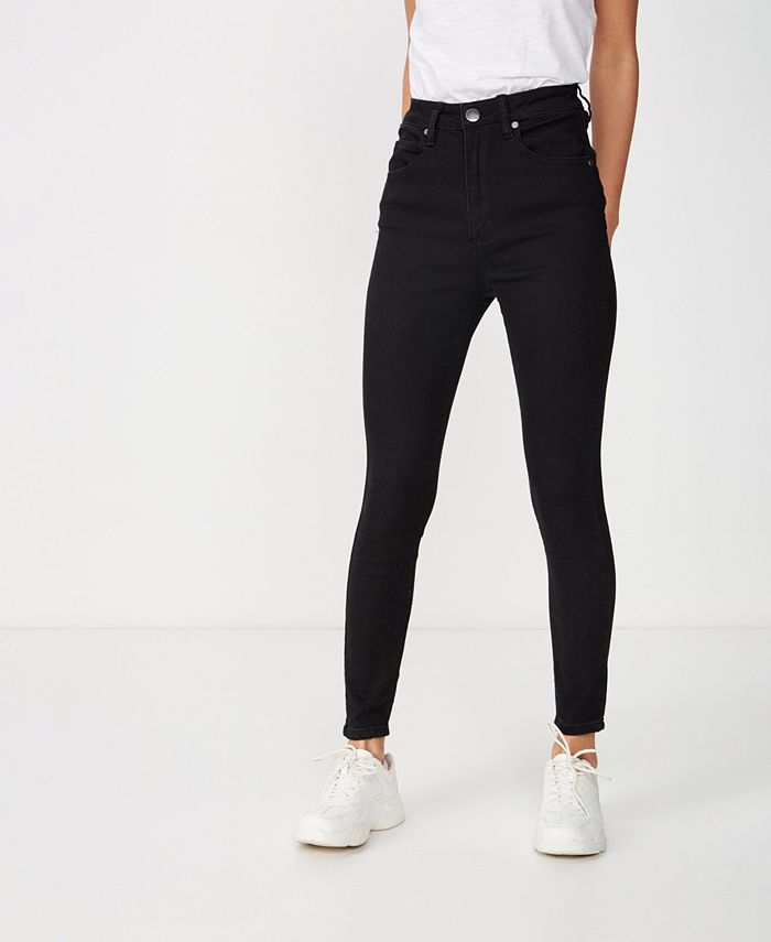 COTTON ON Women's High Rise Cropped Skinny Jeans - Macy's