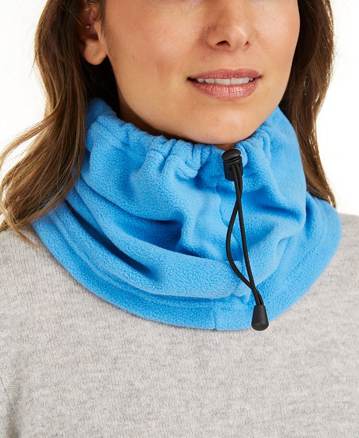 DKNY Drawstring Polar Fleece Neckwarmer Macy's