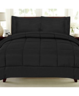 Down Alternative Microfiber 7-Piece Comforter Set, Twin/Twin XL