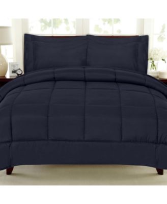 Down Alternative Microfiber 7-Piece Comforter Set, Twin/Twin XL