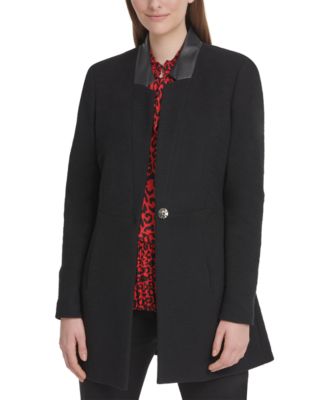 DKNY - Collarless Topper Jacket