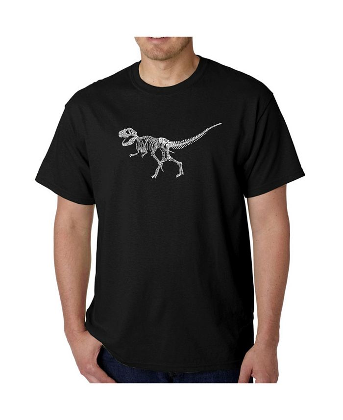 Forøge Monument sagging LA Pop Art Men's Word Art T-Shirt - Dinosaur T-Rex Skeleton - Macy's