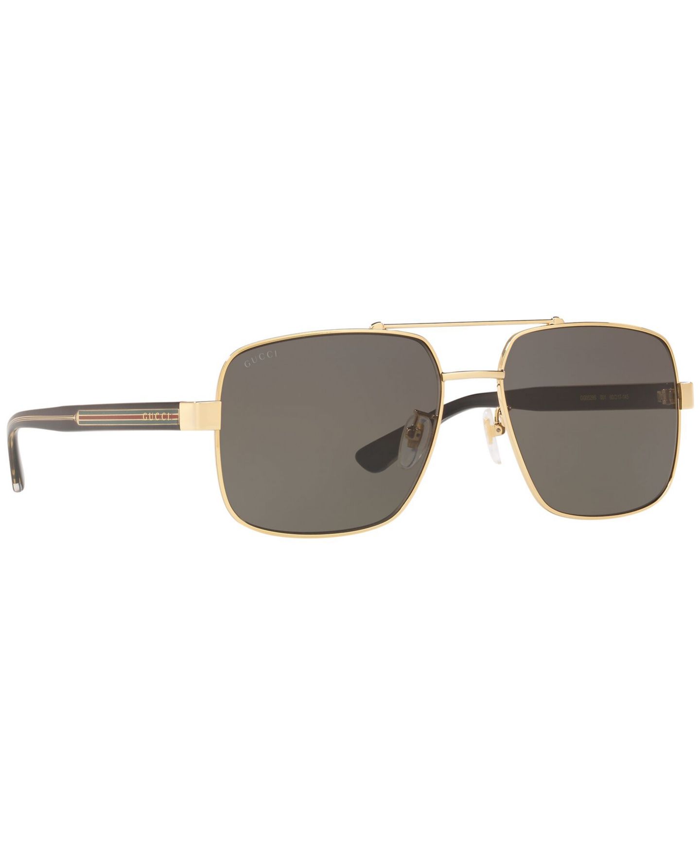 Солнцезащитные очки Gucci Sunglasses, GG0529S 60, цвет: Золотой / Серый — фото 3