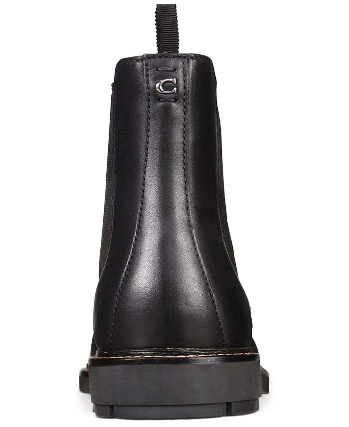 COACH Men's Leather Chelsea Boots Macy's