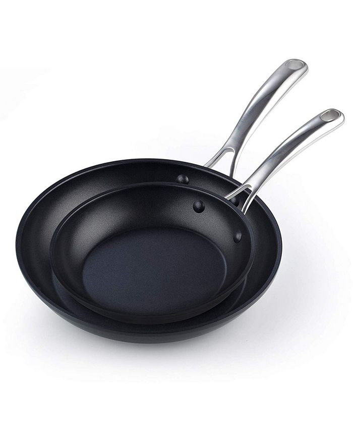 Cooks Standard 8-Piece Nonstick Hard Anodized Cookware Set, Black