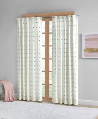 Stella Dot Metallic Embroidered Lined Window Panel, 50" x  84"