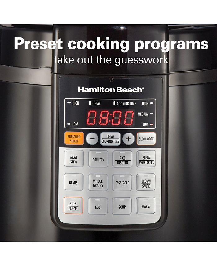 Hamilton Beach MultiFunction 6Qt. Pressure Cooker Macy