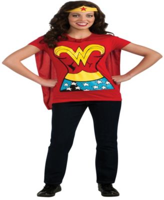 wonder woman t shirt with cape