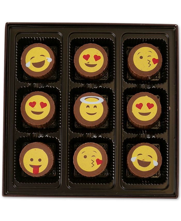 Chocolate Works - 9-Pc. Emoji Oreos