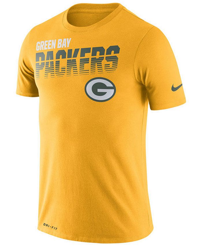 Nike Men's Green Bay Packers Sideline Legend Line of Scrimmage T-Shirt ...
