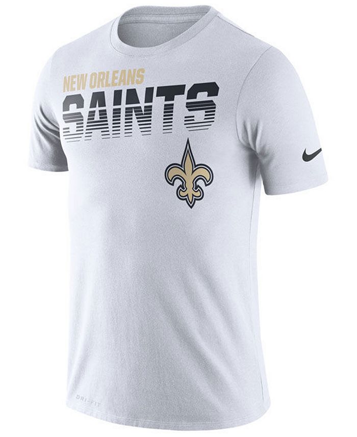 Nike Men's New Orleans Saints Sideline Legend Line of Scrimmage T-Shirt ...
