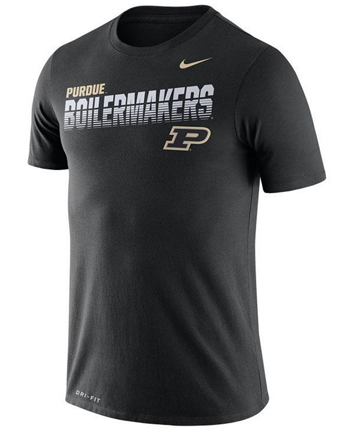 Nike Men's Purdue Boilermakers Legend Sideline T-Shirt - Macy's