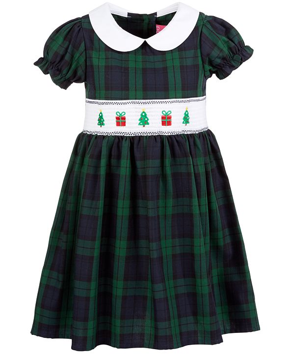 Good Lad Toddler Girls Plaid Holiday Dress & Reviews All Girls' Dresses Kids Macy's