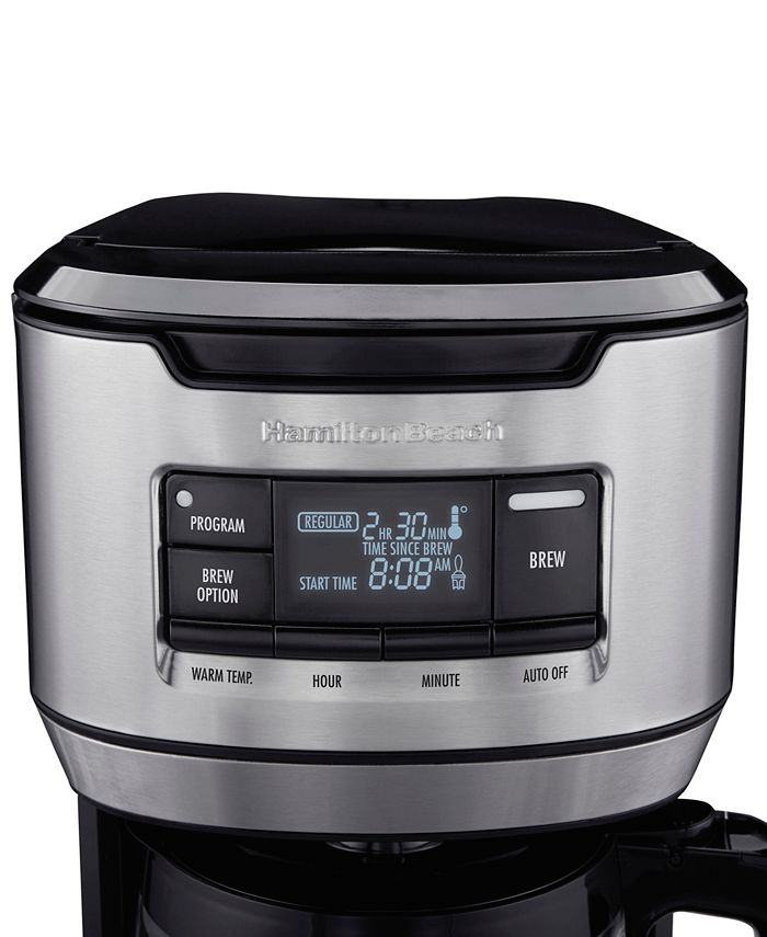 Hamilton Beach Programmable FrontFill Coffee Maker Macy's