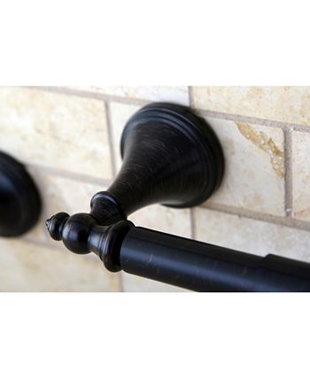 Kingston Brass - Naples 18-Inch and 24-Inch Towel Bar Bathroom Accessory Set