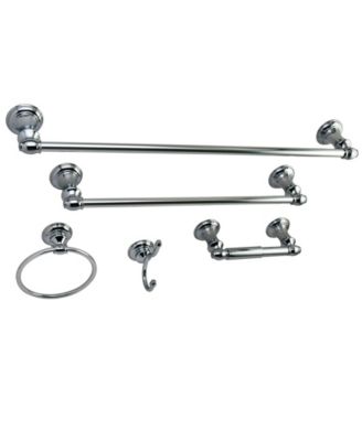 Kingston Brass - Provence 5-Pc. Bathroom Accessory Set in Polished Chrome