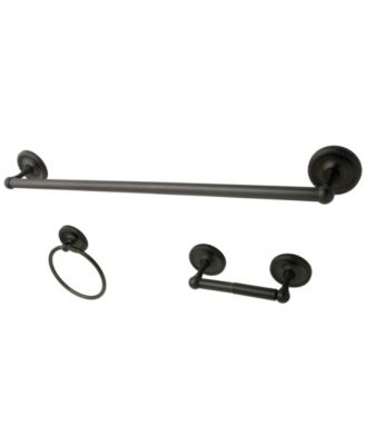 Kingston Brass - Concord 3-Pc. Bathroom Accessories Combo in Oil Rubbed Bronze
