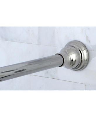  Decorative Flange 72-inch Tension Shower Rod