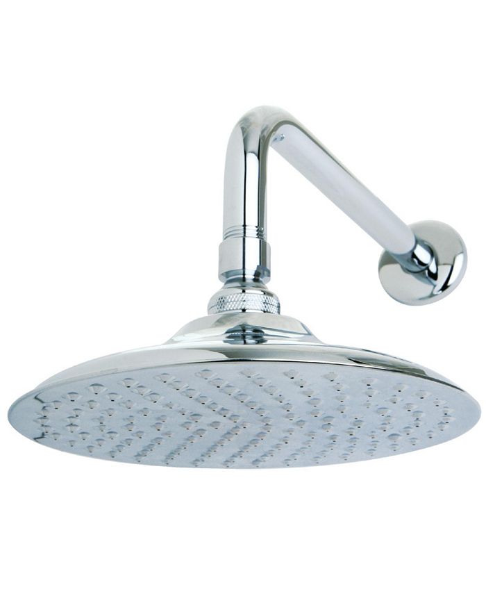 Kingston Brass - Victorian 8-Inch OD Brass Shower Head with 12-Inch Shower Arm in Polished Chrome