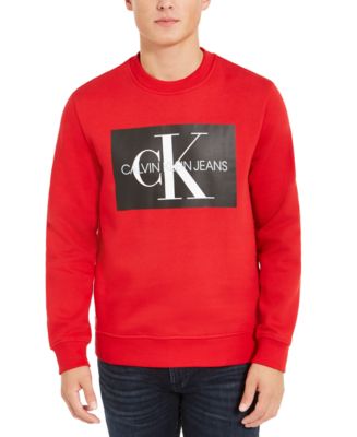 Sweatshirt Jeans Monogram Calvin Macy\'s Klein - Men\'s