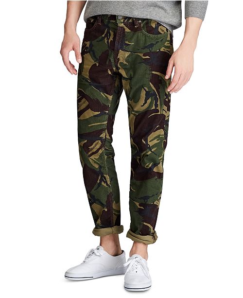 Polo Ralph Lauren Men S Big Tall Stretch Cord Five Pocket Camo
