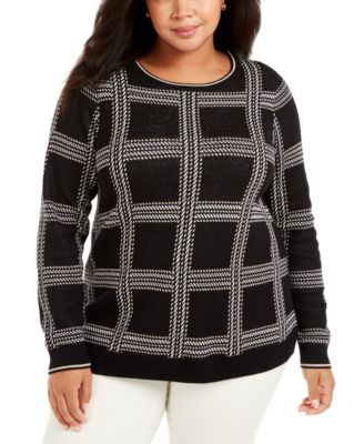 macys plus size sweaters