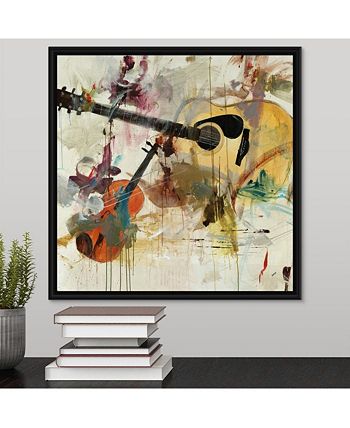 GreatBigCanvas - 16 in. x 16 in. "Fusion" by  Clayton Rabo Canvas Wall Art