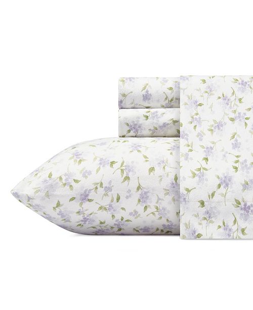 Laura Ashley Virginia Flannel Full Sheet Set Reviews Sheets