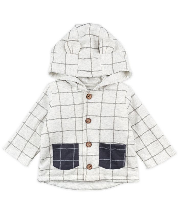 Mac & Moon Baby Boy and Girl Heather Plaid Hooded Jacket & Reviews ...